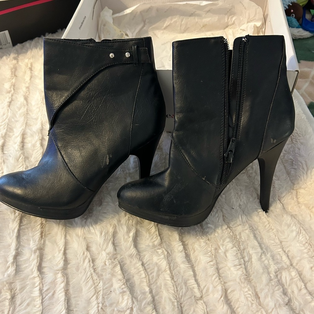 Style & Co. Black Ankle Booties